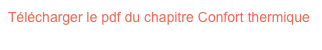 Télécharger le pdf du chapitre Confort thermique